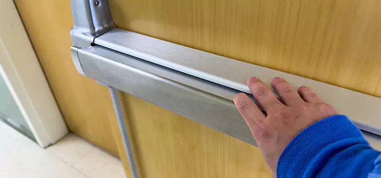 Installing a Push Bar on a Door Wyandotte